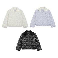 폴햄키즈 25년 겨울 여아) 배색 카라 퀄팅 점퍼 PKF4JP2020