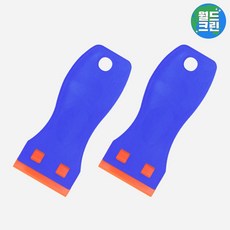 월드크린 이지핏 스티커 제거기 스크래퍼 2개 다용도 헤라 플라스틱 칼날 접착제 제거
