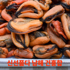 신선품다 남해안 건홍합 삼천포 말린홍합 마른홍합살, 1박스, 500g