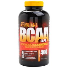 Mutant BCAA 2000mg蛋白質補充膠囊, 400顆, 1罐