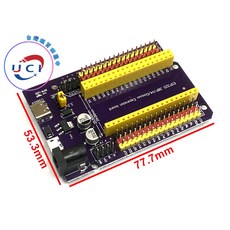 【UCI電子】NodeMCU ESP32S 開發板38腳 WiFi藍牙模組, 1個, 紫色擴展板