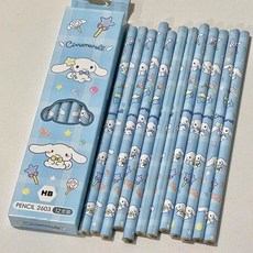 산리오 연필 새학기 준비물 초등학생 필수품 12자루, 시나모롤12P