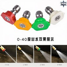 TSAI 小蔡的店 四色高壓洗車噴頭, 1個