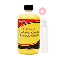 슈퍼네일 큐티클 오일 16oz 473ml 네일오일, 슈퍼네일 큐티클 오일 16oz + 공병1개, 1개
