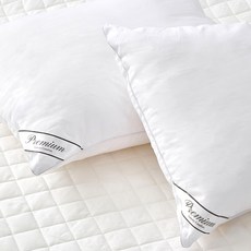 엣지홈 호텔 베개 숙면 기절 항균 베개솜 낮은 배게 수면 깊은잠, 1개, 화이트