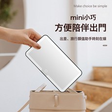 led車載化妝鏡帶燈觸摸 高清鏡汽車副駕駛遮陽板梳妝鏡子便攜, 1個, 吸盤放大鏡:吸盤放大鏡