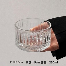 INS餐廳條紋甜品碗 復古條紋冰淇淋碗, 復古條紋冰淇淋碗 - 小號, 1個