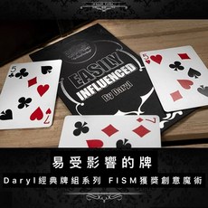 Daryl 經典牌組系列 易受影響的牌 FISM 獲獎創意魔術, 1個