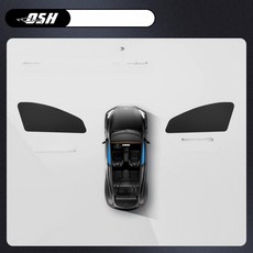 NOVA 모델y썬쉐이드 선쉐이드 썬루프 자외선 차단 Y, 1개, 3 앞유리 2장