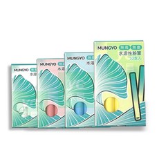 MUNGYO 水溶性粉筆 10支入, 黃色, 1個