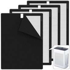 GoKBNY 4-Pack AP300/K2/MK-AP01 Replacement Filter Compatible with LUNINO K2 TER Air MK-AP01 and D
