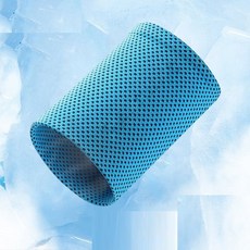 스포츠 쿨 손목타월 아이스쿨링 손목 땀밴드 쿨손목밴드 아이스밴드 쿨아대 아이스아대, 4개, 블루