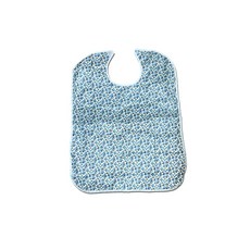 [이원헬스케어]잔꽃무늬 턱받이, 1개, 블루(파랑)