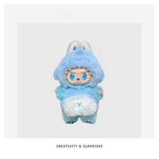 팝마트 라부부 1세대 2세대 3세대 인형옷 17cm라부부 펜던트 인형 의상 세트, 작은 상어 세트 (인형제외)