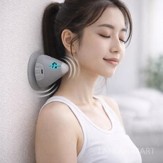 흡착 온열 진동 마사지볼 온찜질 마사지 근막 볼 전기 흡착식 공 지압 마사지기 실리콘, 그레이