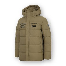 험머 남성 H3 레플리카 퀼팅 패딩 카키