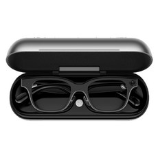 Rokid 眼鏡充電盒 時尚簡約設計 輕巧便攜防刮傷 黑色