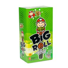 타오캐노이 빅롤 김 스낵 과자 Tao Kae Noi Big Roll Seaweed 12롤 x 2개, 43.2g