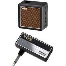 일본정품 VOX 앰플러그 2A C30케이블 일렉 전기 기타 이어폰 앰프, Metal 미니 스택 세트