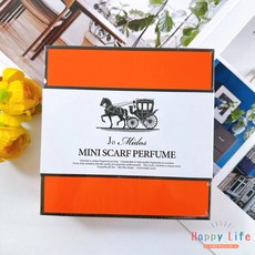 幸福泉 Jo Midos 迷你愛馬橘絲巾香水禮盒, 1個