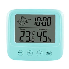 20pcs E0828 새로운 웃는 얼굴 온도계 가정용, 03 Green