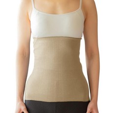 Kakun Japan Signature 부드럽고 실키한 복부 워머 HARAMAKI 레귤러 사이즈 2개 일본산 베이지.