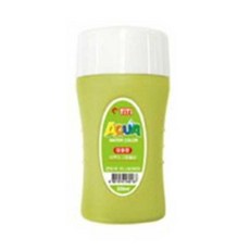 티티 아쿠아물감 수채화물감 220ml 낱색 총14색상, 연두