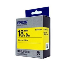 엡손 라벨테이프 SC18Y-PX 라벨기/노랑 9m (1개)hoo6+5MFT