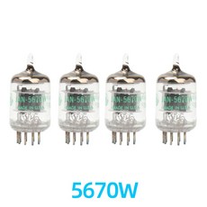 진공관 프리 튜브 업그레이드 GE5670W 5670 6N3 6H3N 396A 2C51, 2PAIR