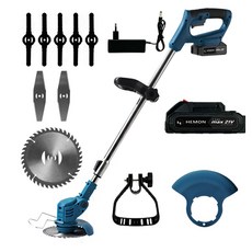 헤이즈 다벤다 미니 예초기 저중량 무선 예초기 충전식 배터리 1개, 1박스