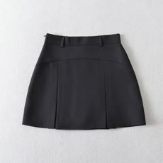 투니스 여성 심플 단색 숏 스커트