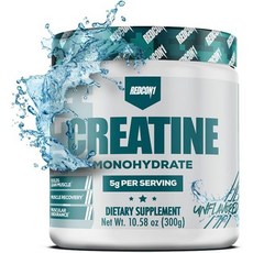 REDCON1 Creatine Monohydrate - Keto Friendly + Vegan Pre & Post Workout Supplement - Creatine Powd, 10.58 Ounce (Pack of 1), 1개