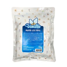 유니온 바닐라향 소프트 아이스크림 1kg 파우더 분말, 1개, 1개입