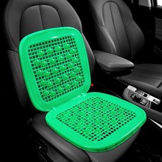 화물차 방석 실내 버스 플라스틱 카시트 등받이 냉감 운전석 지압 조수석 커버, 마사지볼-더블(본전세일)사각패드에등받이(2장올인원)