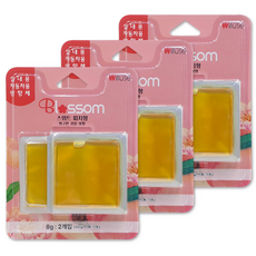 윌유즈 블라썸 실내용 차량용 방향제 스위트피치, 16g, 3개, 스위트 피치