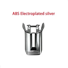 정시출고 품질보증 벤츠 C E CLS S 클래스 W206 W213 C257 W223 AMG용 ABS 광택 스티어링 휠 트림 쿨 시퀸, 01 ABS sliver