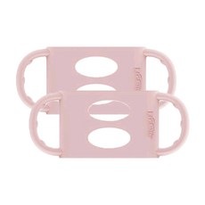 닥터브라운 실리콘 젖병손잡이 젖병 핸들 (와이드형) 색상 택1, 2개, 파스텔 핑크