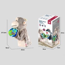 권투하는 인형 복싱 손가락 고양이 강아지 손인형 구연동화 성인용 키덜트, 권투 원숭이 글러브 1개(소리 포함)