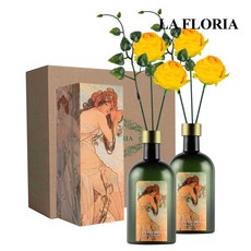 라플로리아 꽃 디퓨저, 2개, 500ml, S3제주동백향/A10둥근장미(소)L12/옐로우