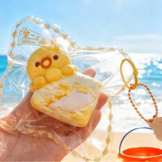 高顏值矽膠海島風情捏捏樂 解壓超軟慢回彈爛泥手感 女孩子玩具, 海島風情繫列【章魚烤年糕】, 1個