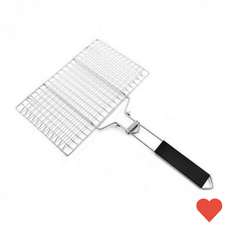 주방 팬 석쇠 생선그릴 숯불 리버시블 캠핑 직화 구이, 스텐 양면석쇠 사각