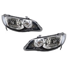 DEPO Civic 8代 FD2 K12 UH 09-12 HID 專用 鈦黑 大燈 (台灣製造), 1個, 右邊