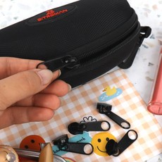 수예부자재 지퍼헤드 8호 블랙 5개 세트