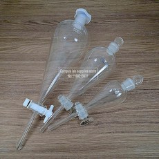 유리 모양 분리 60ML 사용 깔때기 화학 유화에 실험 1000ML 오일, 02 125ml (PTFE piston)