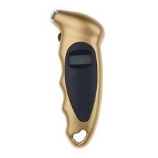 새로운 휴대용 타이어 압력 게이지 백라이트 측정기 디지털 기압계 고정밀 모니 공기 LCD 자동차 압력계 디스플레이, gold, 1