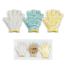 장갑이네 국내생산 꼬마손 어린이 면장갑 키즈 작업장갑 체험학습 텃밭 가드닝 갯벌 체험 장갑, 1개, S 3종세트