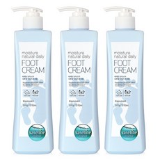 풋크림 대용량 바세린 모이스처 데일리 발보습 500ml 3개, 1개입