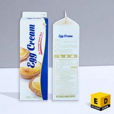 [비한스]에그크림 1kg (에그타르트 베이스) - 9월 22일 이후 입고예정, 1개