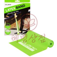 라텍스밴드 4단계 그린 휴대용 피트니스 튜빙, 상세 설명 참조