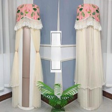 책장 커버 패브릭 먼지 책꽂이 커튼 보호 인테리어 유럽풍 가림막